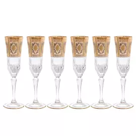 Набор хрустальных фужеров для шампанского TIMON ADAGIO на 6 персон